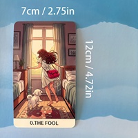 Vente en gros de cartes de tarot originales City Pulse, jeu de 78 cartes, 350 g, 2,75 x 4,72 pouces, écologiques, couleur intégrale, portables, OEM personnalisés en stock