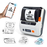 Imprimante portable 3 pouces du fabricant, mini imprimante d'étiquettes 80 mm, imprimante thermique mobile pour étiquettes d'expédition