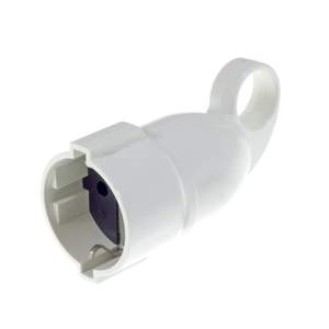 Area 16a bianca con supporto per dito, ideale per installazioni elettriche sicure e pratiche. - Product Image 2