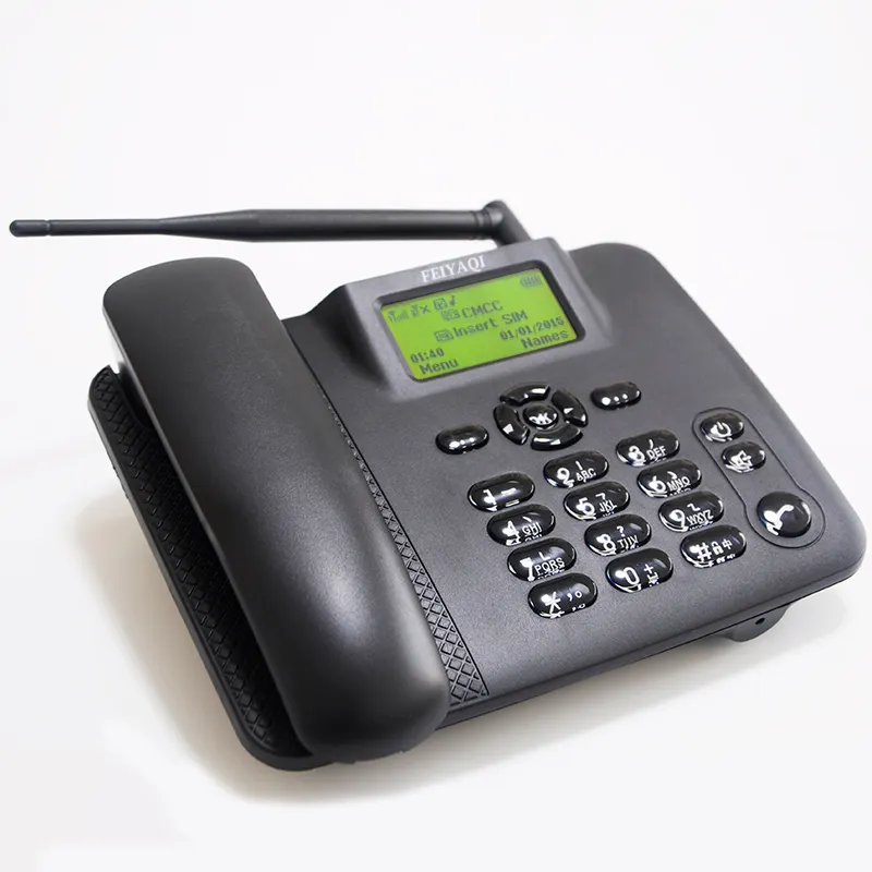 2G Gsm Draadloze Telefoon Met Externe Antenne, Ondersteuning Dual Sim-kaart, Goedkope Telefoon Voor Home Office