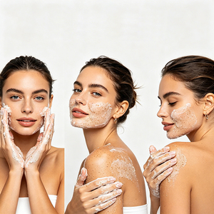 Recipientes vacíos coreanos para baño, para productos hechos a mano, materiales individuales Vigor Vera, tarros para exfoliante facial <span class=keywords><strong>de</strong></span> azúcar y burbujas - Product Image 2