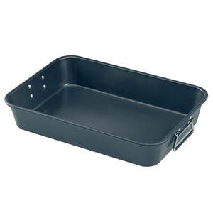 Teglia rettangolare antiaderente con manico per cottura e arrosto in forno - Product Image 1