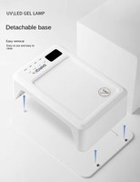 Lampe à ongles UV LED haute puissance spéciale 72W en plastique grand espace salon utilisation 110-240V 365nm longueur d'onde en gros
