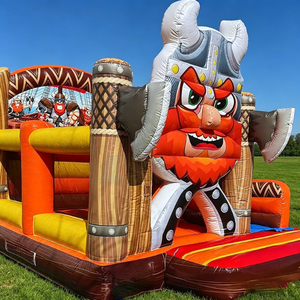 Castillo Inflable Comercial Grande con Tobogán y Zona de Salto - Product Image 1