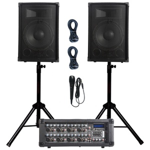 Professional 1000W PA <b>Speaker</b> System 2X12\" Subwoofer TWS Set 8-Channel Mixer Sound Box /AC Personal PA <b>Speaker</b> System S - Product Image 1