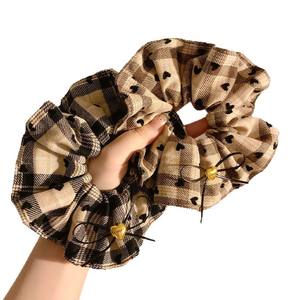 Scrunchies for Women Girls Plaid Scrunchies for Long Thick Curly <b>Hair</b> Soft Scrunchy <b>Hair</b> Ties No Damage Rope Ponytail Holders - Product Image 5