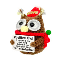 Ornement en forme d'animal en crochet fait main, très populaire à l'international, pour une énergie positive, décoration de bureau, cadeau