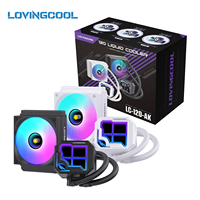 Refroidisseur d'eau pour processeur AIO personnalisable LOVINGCOOL 120 240 360 mm Fournisseur vérifié Prise en charge du logo OEM Emballage Refroidissement liquide sur mesure