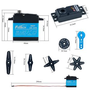 Moteurs servo pour camions RC 7,4 V 360 degrés 35 kg, vente en gros d'usine chinoise, pour bateaux RC, voitures, drones FPV ESP32, induction magnétique FT6335M - Product Image 5