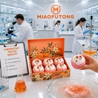 Coffret Cadeau de Bombes de Bain Personnalisées aux Agrumes en Gros – Boules de Bain à la Vitamine C, Bombes de Bain Florales, Boîte de Rituels Spa Rafraîchissants OEM ODM