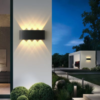 Applique murale LED moderne étanche 6W IP65 pour intérieur/extérieur AC85-265V montage mural pour la décoration intérieure, la cour et le jardin.