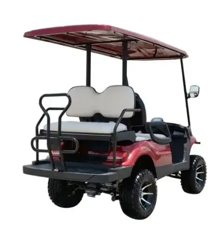 4 tempat duduk mobil golf jenis mewah terangkat dengan kualitas terbaik kit konversi dan baterai lithium dirakit