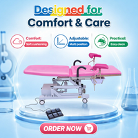 LTST16 Table d'examen et chaise multifonctionnelles électriques pour gynécologie hospitalière, lits d'accouchement obstétrical