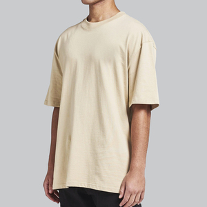 High Quality Heavy <b>Weight</b> Designer Shirt Manufacturer Custom O-neck Oversized 100% Cotton T-shirt Plain <b>Blank</b> T Shirt For Men - Product Image 4