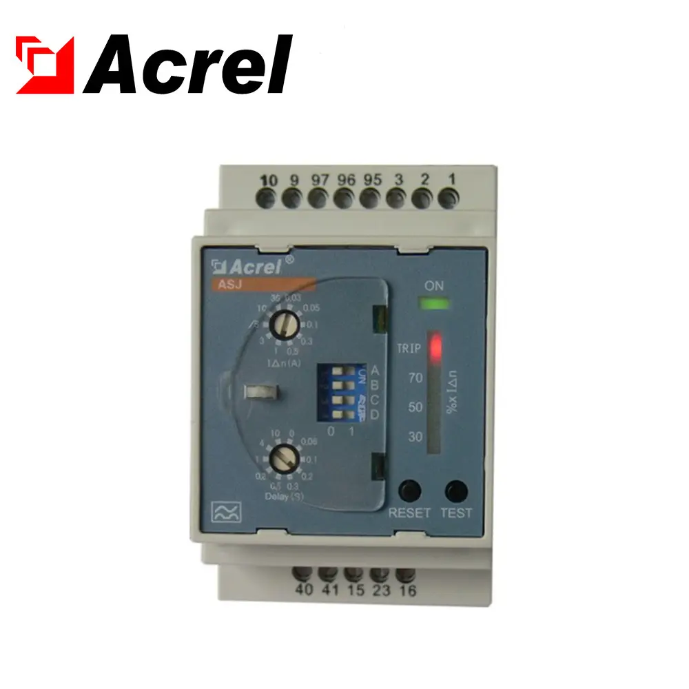 Acrel ASJ10-LD1A-relais de protection contre les fuites de terre, relais de protection contre les fuites de courant résiduel