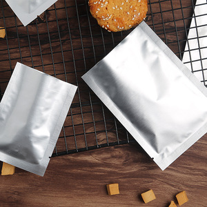 Sac sous vide à dessus plat en feuille d'aluminium pur avec film de couverture à trois côtés pour l'emballage de chewing-gum Sushi lait nourriture pour animaux de compagnie - Product Image 2