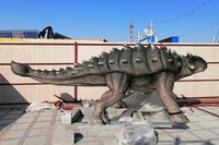Grand dinosaure animatronique réaliste grandeur nature T-rex de 10 mètres, modèle de Tyrannosaurus Rex pour parc d'attractions