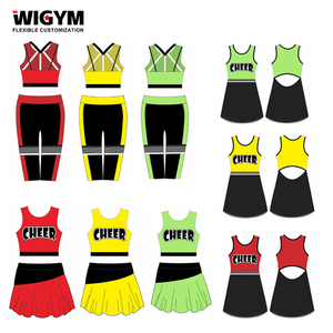 Uniformes de práctica de porristas personalizados profesionales para niñas, uniformes de entrenamiento deportivo OEM - Product Image 1