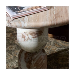 High Quality Natural Stone Marble Furniture Modern Light Luxury Home Villa Interior - Product Image 2
