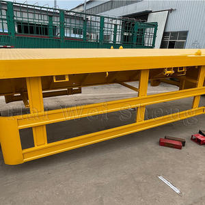 Semirremolque de cama plana de alta calidad Nuevo remolque de camión contenedor Howo Sinotruk Buen precio <span class=keywords><strong>para</strong></span> la venta - Product Image 6