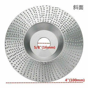 Disques de ponçage à pointe pour meulage de surface biseautée et incurvée, pour plateau à thé, pour meuleuse d'angle, pour le polissage du bois - Product Image 1
