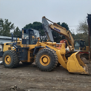 Cargadora frontal usada Komatsu WA470/350/380/380-6/400/320/200-5, carga nominal de 15 toneladas, motor CAT 3304 de 92KW, inspección por video, para construcción de carreteras - Product Image 5
