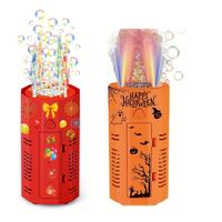 Machine à bulles électrique à 12 trous, effets sonores et lumineux de feux d'artifice simulés, jouets d'extérieur, cadeaux de vacances