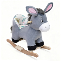 Usine directe lapin rose chaise berçante en peluche Animal bébé jouet