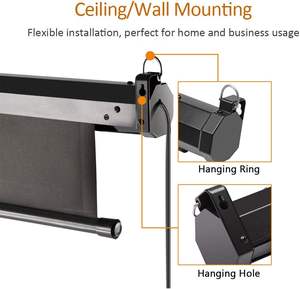 Écran de Projection Motorisé 150 Pouces 180 Pouces 200 Pouces 300 Pouces Mural pour Home Cinéma Écran Électrique Personnalisation de la <span class=keywords><strong>Taille</strong></span> - Product Image 5