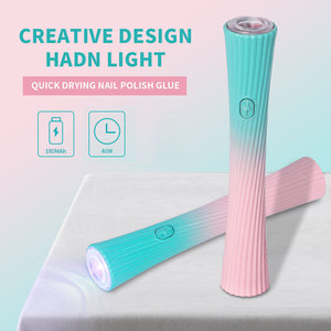 Lampe à ongles UV LED mini portable, rechargeable par USB, lumière de durcissement du vernis gel, logo personnalisé pour salon - Product Image 2