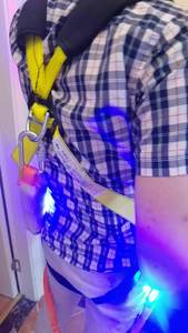 安全ベルト付きフルボディ落下防止安全ハーネスダブルランヤード落下防止 - Product Image 3