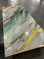 Vendre bien moderne charbon de bambou PVC étanche à l'humidité prévention des incendies portabilité panneau mural en marbre