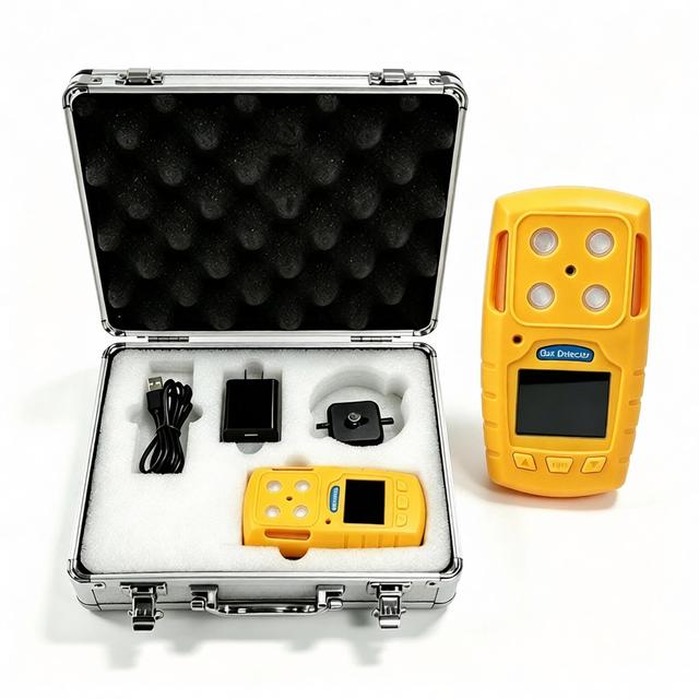 Long-Life Portable Combustible Gas Detector with Intelligent Calibration for Mines
