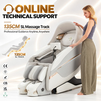 Fauteuil de massage américain abordable De Sleep Comfort Zone avec mouvements de vibration sonore 5D chauffants