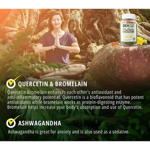 OEM Supplément à l'extrait de feuille de molène Gummies de feuille de molène Nettoyant Soutient la santé pulmonaire et respiratoire Apaise l'irritation de la gorge - Product Image 5