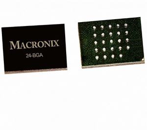 Macronix MX25UW25345GXDR00-T NOR Flash Série 1.8V 256Mbit X8 I/O SPI BGA-24 RWW Automobile +105C - Product Image 1