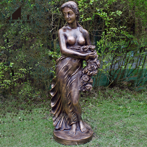 Decoración Personalizada para Entrada de Hospital, Estatua de Ángel Caduceo de Bronce de Tamaño Real, Escultura de Símbolo Médico con Alas - Product Image 4
