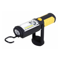 Lampe de travail portable à LED haute luminosité, fonctionnant sur piles, 28 LED, indice de protection IP44, base magnétique, crochet de suspension, lampe d'inspection pour garage