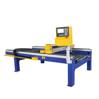 Découpeuse plasma CNC 1530 avec rail de guidage bilatéral amovible, équipement de découpe de tôles métalliques de haute précision