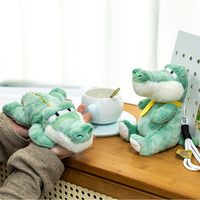 Porte-clés en peluche personnalisé par le fabricant, mini-animaux en peluche, crocodile, porte-clés mignons et kawaii