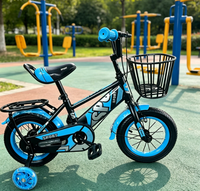 Vélo Enfant Best-Seller d'Usine 12 16 20 Pouces, Cadre en Acier, Suspension Avant Standard, Roues d'Apprentissage, Style Princesse Rose pour Filles