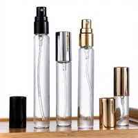 Flacons de parfum en verre, 1 pièce, mini format voyage, contenants vides pour échantillons de parfum, capacité de 2,5 ml, parfum longue durée pour le corps