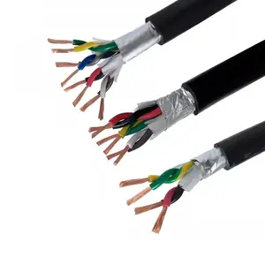 Calidad al por mayor par trenzado RVVS vaina 2-20 núcleo comunicación señal de audio transmisión control cable de alimentación