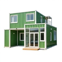 Maison modulaire préfabriquée détachable de haute qualité avec conteneur en panneaux sandwich d'acier de 20 pieds ou 40 pieds pour bureau ou habitation