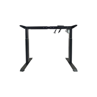 Nouveau style de table d'ordinateur avec cadre en métal, mobilier de bureau moderne pour la maison, bureau électrique moderne à hauteur réglable