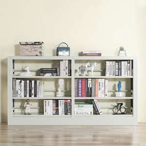 Estantería pequeña de hierro para niños, almacenamiento para el hogar, el aula y estudiantes, tipo rectangular de acero, con partición ajustable y ligera - Product Image 2