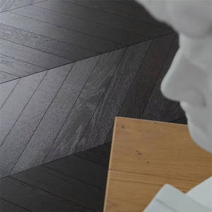 Chaud! Plancher en bois d'ingénierie en chêne européen noir et <span class=keywords><strong>gris</strong></span> prix bon marché plancher en chêne d'ingénierie chevron <span class=keywords><strong>parquet</strong></span> exquis - Product Image 5