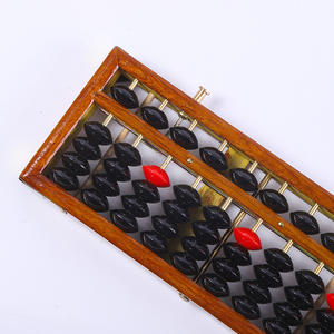 ลูกคิด 205-17 แถว 5 เม็ด ลูกคิดไม้แท้ สำหรับนักเรียนบัญชี ล้างค่าได้ด้วยคลิกเดียว ลูกคิด<span class=keywords><strong>คณิตศาสตร์</strong></span> - Product Image 2