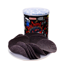 Groothandel Aziatische Snacks Exotische Snacks Maleisische Ghost Pepper Super Pittige Aardappelchips in blikjes 45g