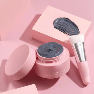 Private Label Detox <strong>Facial</strong> Mask With Kaolin Clay Bentonite Clay Mineral-rich Sea Silt Control Oil Pores Shrink Clay Mask - Product Image 1